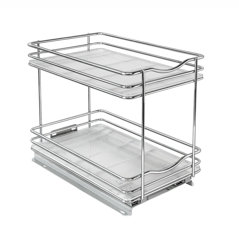 Lynk Professional Slide Out Double Upper Organizer 30 Jar Spice
